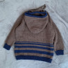 Patrón hoodie con capucha para niños (1-12 años)